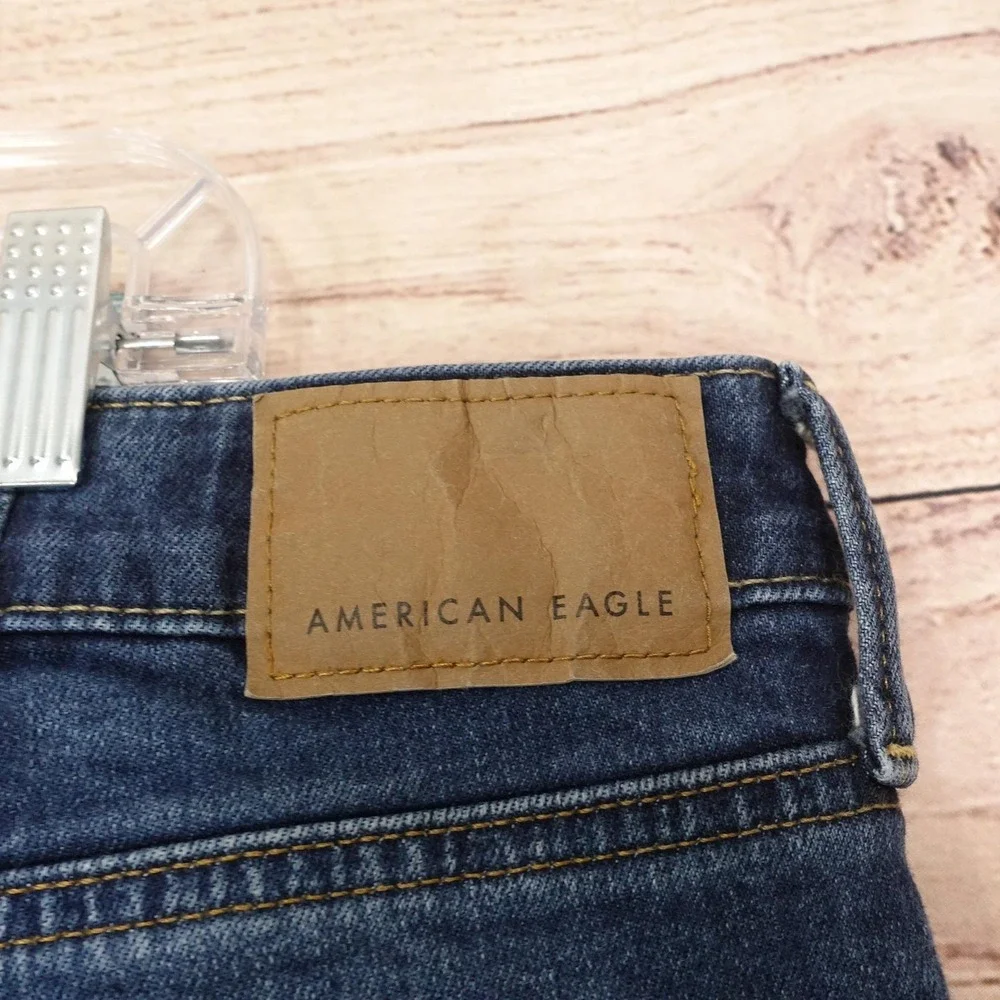 American Eagle Jeans Mens 40x32 Blue Original Straight Airflex+ Denim Pants